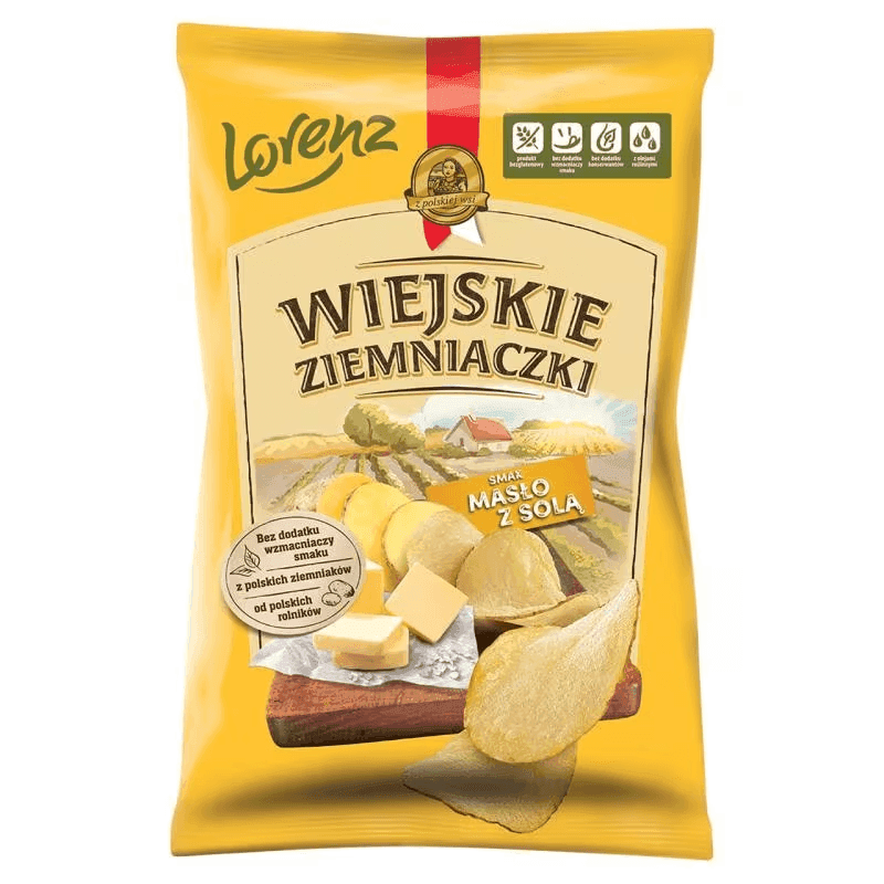 Rural Potato Chips - Perunalastut voi- ja suolamauste 130 G