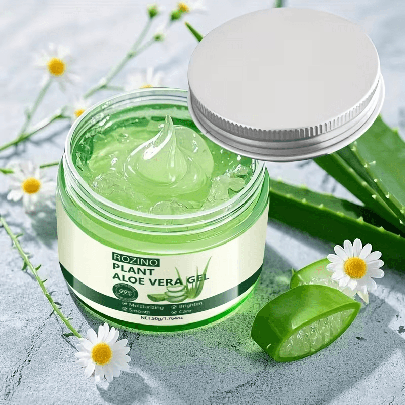 Aloe Geeli Kosteusvoide - Luonnollinen Aloeuutetta, Vahva, Sopii Kasvoille, Keholle, Hiuksille, Jaloille, Ajeltovälein ja Kynsille, Ihanteellinen Herkälle Iholle, -Herkkä Ihotyypeille-7