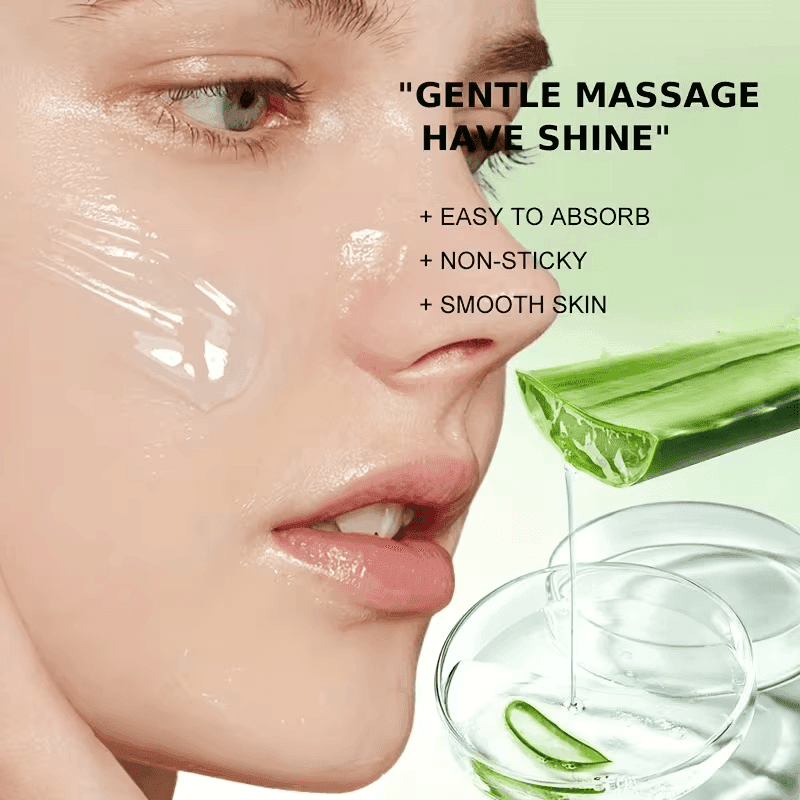Aloe Geeli Kosteusvoide - Luonnollinen Aloeuutetta, Vahva, Sopii Kasvoille, Keholle, Hiuksille, Jaloille, Ajeltovälein ja Kynsille, Ihanteellinen Herkälle Iholle, -Herkkä Ihotyypeille-8