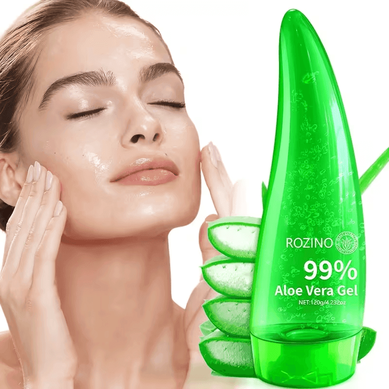 120g Aloe Vera Geeli Kasvot ja Niska Hoito Voimakas Kostutus, Kosteusvoide, Pehmeä ja Hellävarainen, Sopii Niskalle, Kasvoille, Miehille ja Naisille-1