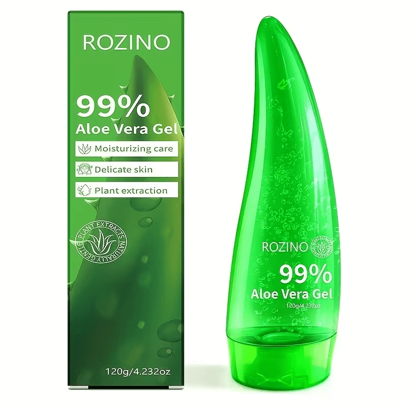 120g Aloe Vera Geeli Kasvot ja Niska Hoito Voimakas Kostutus, Kosteusvoide, Pehmeä ja Hellävarainen, Sopii Niskalle, Kasvoille, Miehille ja Naisille-11