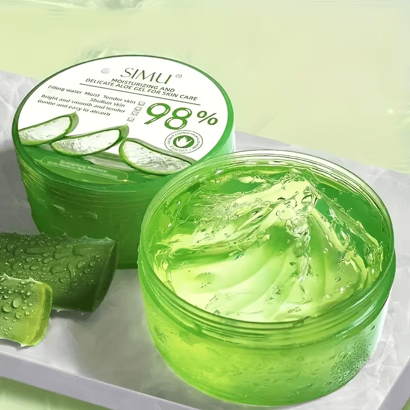 300g Aloe Vera Geeli Hydratoiva Kostuttava Rauhoittava Kosteusvoide Miehille ja Naisille, Kasvovoide Kostuttava ja Ravitseva-1