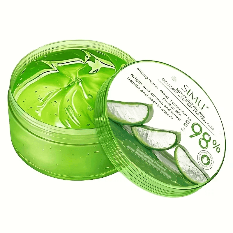 300g Aloe Vera Geeli Hydratoiva Kostuttava Rauhoittava Kosteusvoide Miehille ja Naisille, Kasvovoide Kostuttava ja Ravitseva-5