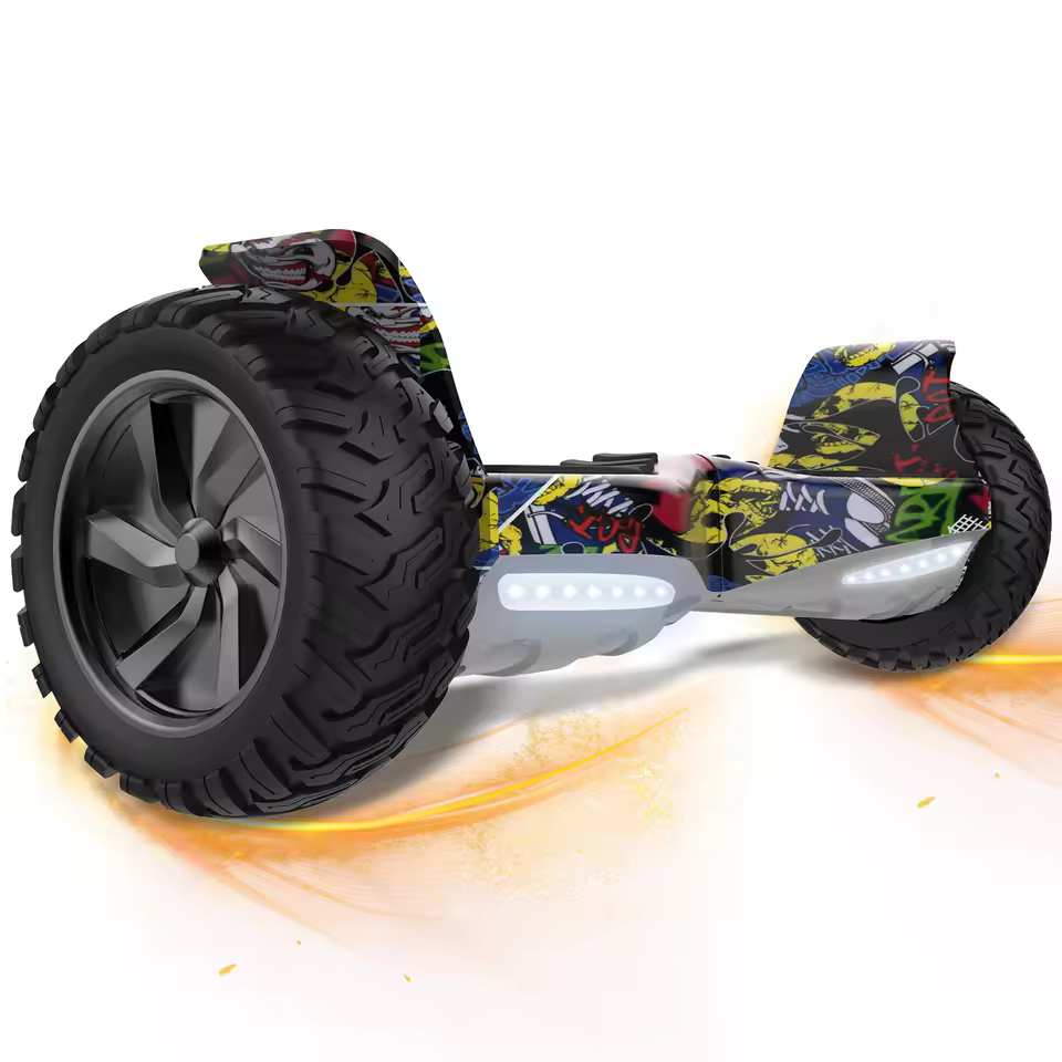 RCB Hoverboard 8,5 Zoll Selbstbalancierender Elektroroller, App-Steuerung, Bluetooth-Lautsprecher & LED-Lichter, Geschenk für Kinder-8