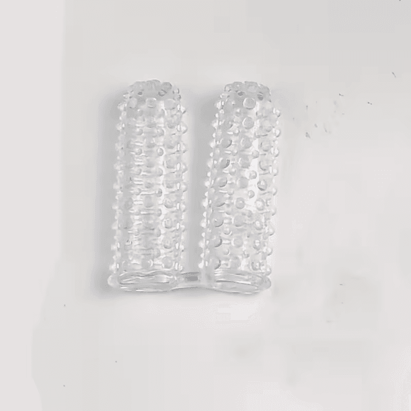 Female Masturbation Finger Sleeve, Fetish Wolf Fang Finger Sleeve, G-Spot Stimulation Adult Toy, BDSM Teasing and Stimulation Prop, SM Sensory Play Accessory,