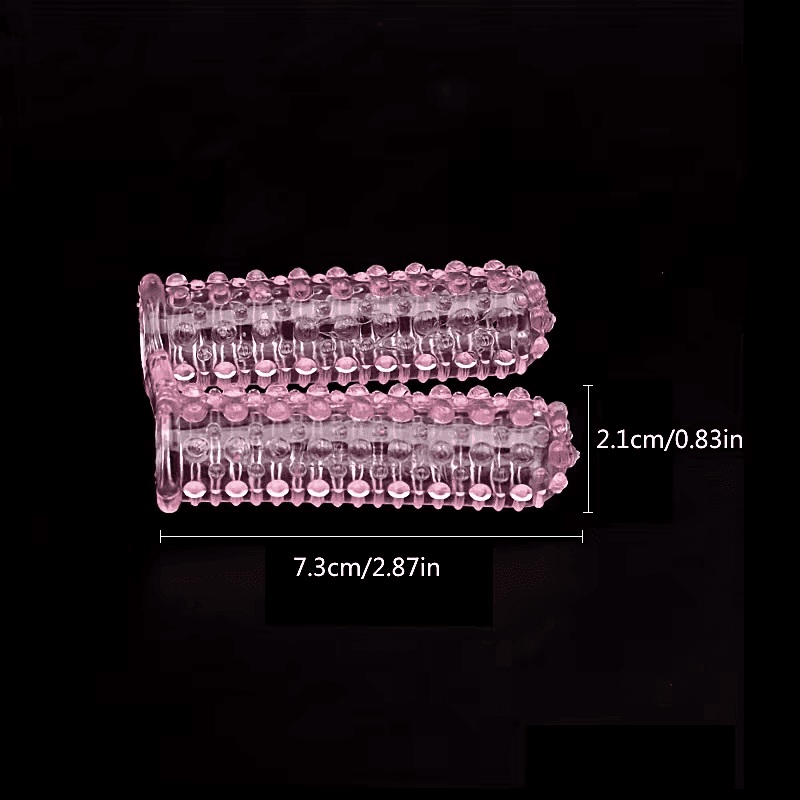 Female Masturbation Finger Sleeve, Fetish Wolf Fang Finger Sleeve, G-Spot Stimulation Adult Toy, BDSM Teasing and Stimulation Prop, SM Sensory Play Accessory,-4