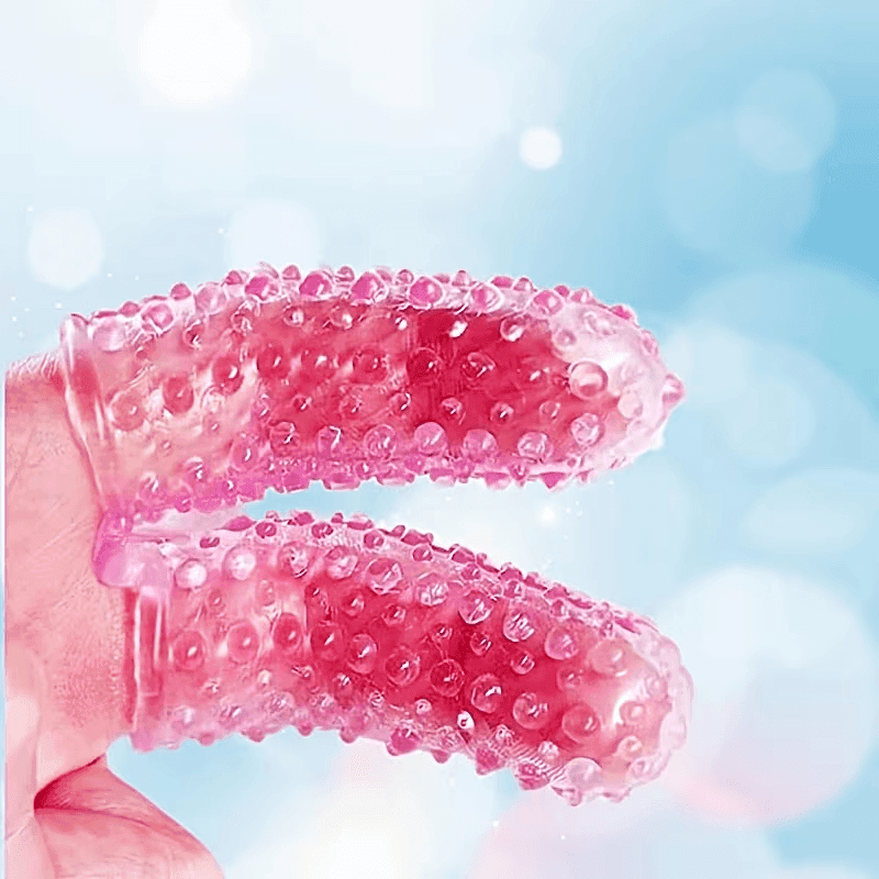Female Masturbation Finger Sleeve, Fetish Wolf Fang Finger Sleeve, G-Spot Stimulation Adult Toy, BDSM Teasing and Stimulation Prop, SM Sensory Play Accessory,-7