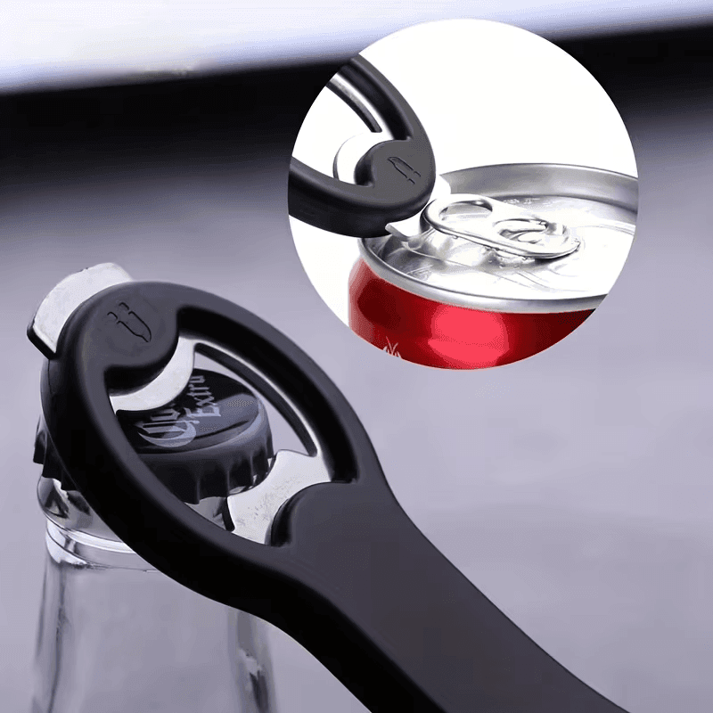 Bottle Opener with Magnetic Cap 2 in 1 Catcher Attached to Refrigerator for Easy Storage Beer Opener-2