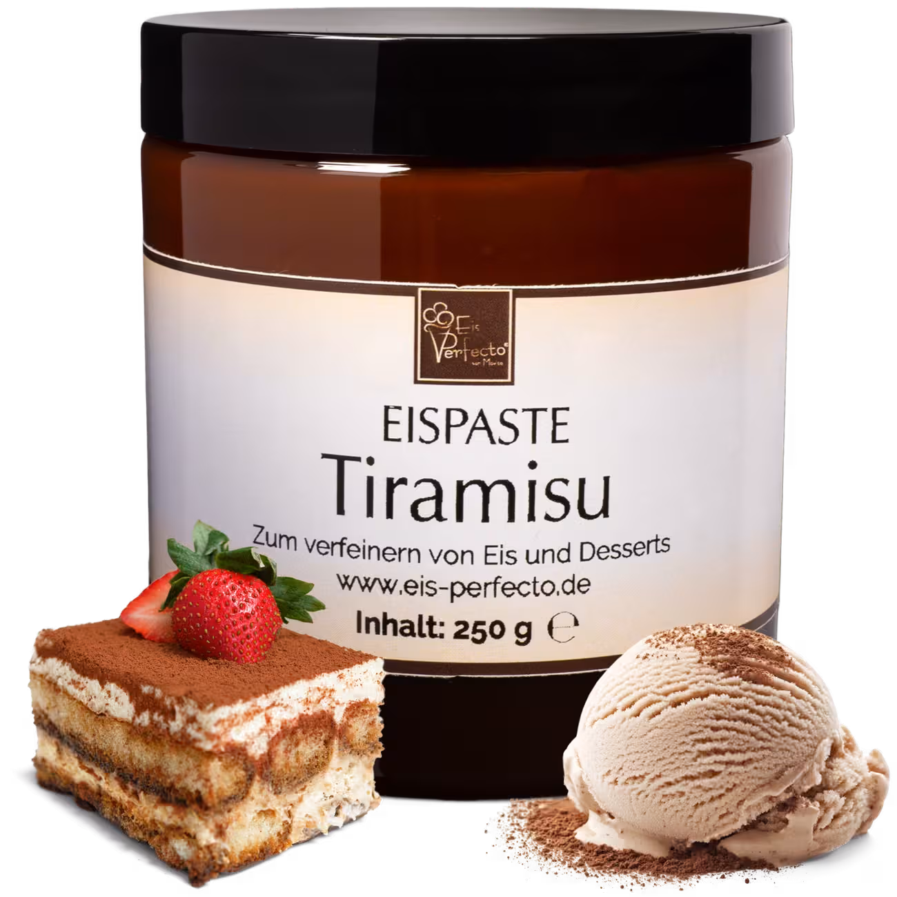 Tiramisu Ice Cream Paste 250g | Flavoring Paste for Ice Cream with Tiramisu Ice Cream Flavor | Flavoring for Ice Cream, Desserts & Milkshakes | Ice Cream Flav-1