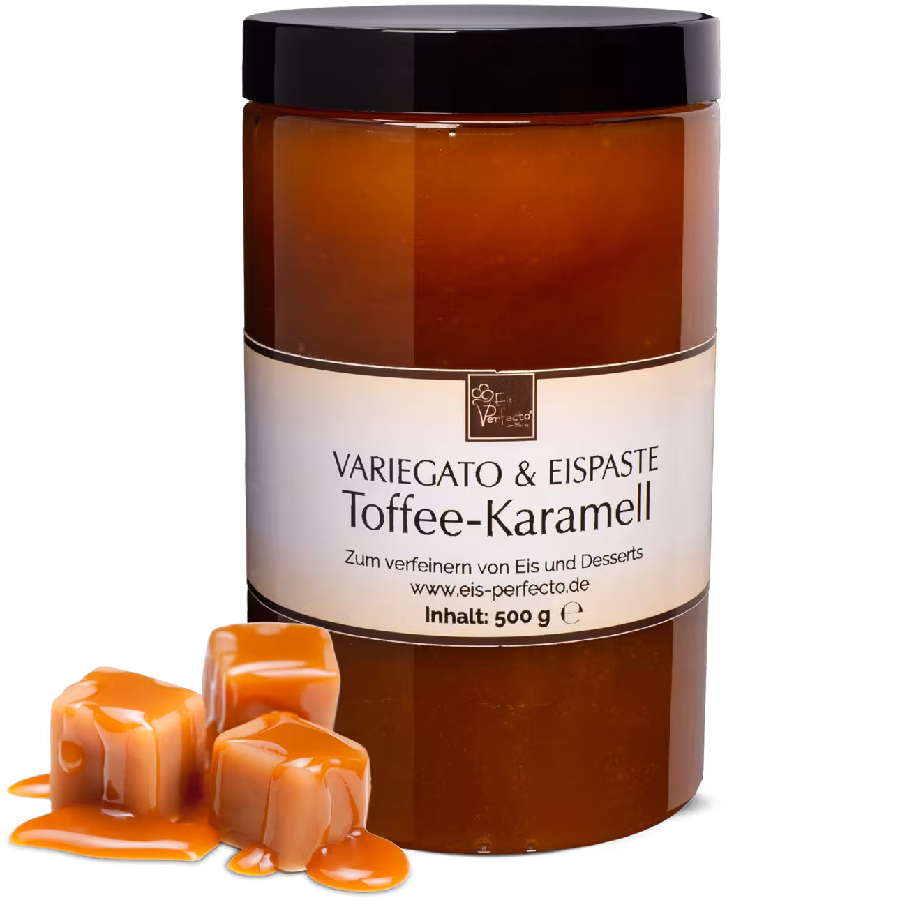 Toffee Caramel Ice Cream Paste & Variegato 500G | Aroma Paste for Ice Cream with Toffee Caramel Ice Cream Flavor | Aroma for Ice Cream, Desserts & Milkshakes