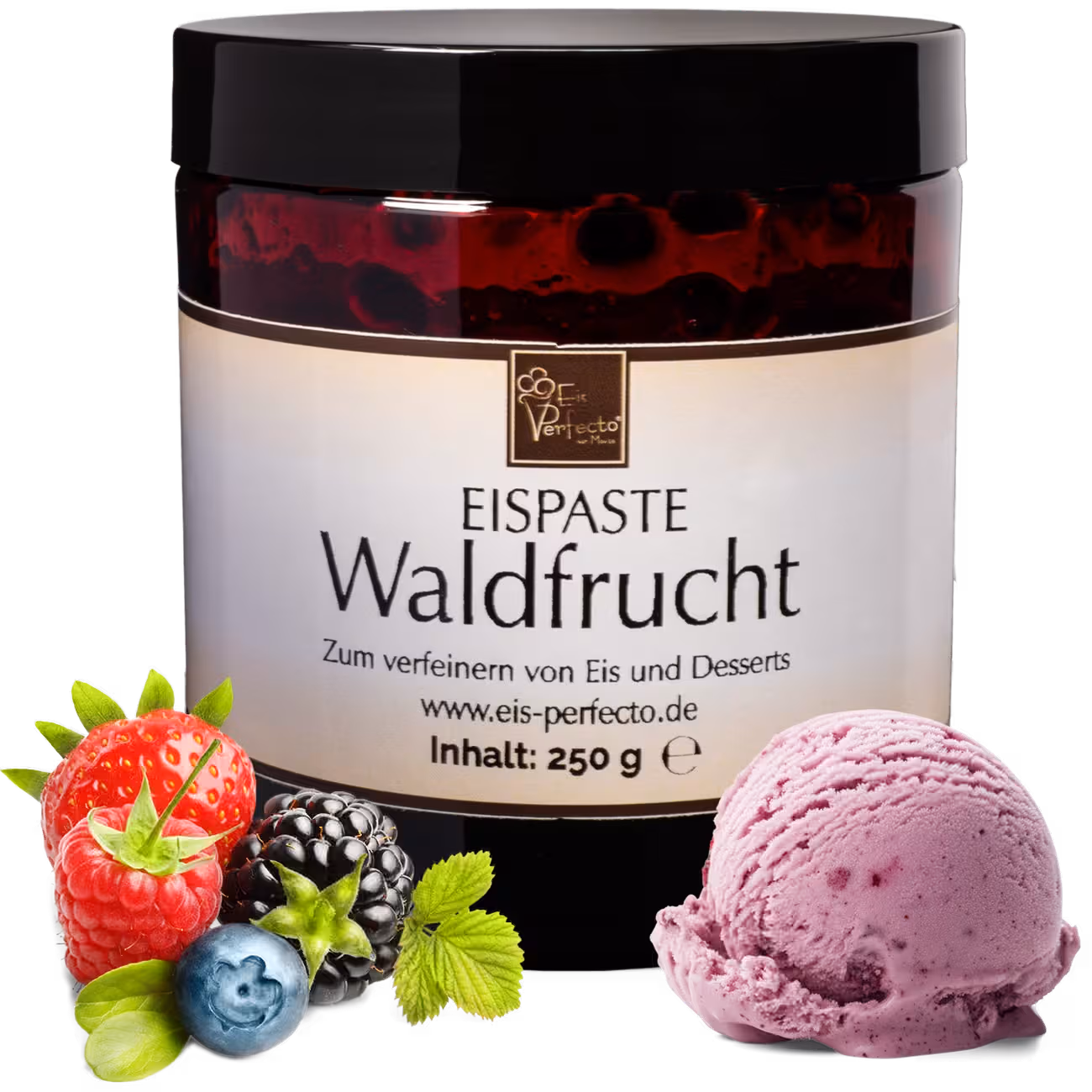 Forest Fruit Ice Paste 250g | Flavor Paste for Ice Cream with Fruity Forest Fruit Ice Flavor | Flavoring for Ice Cream, Sorbet, Desserts & Milkshakes | Ice Cr-1