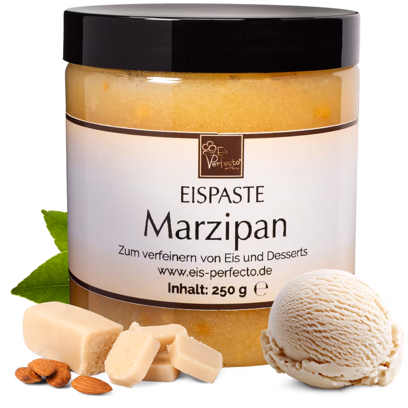 Marzipan Ice Cream Paste 250g | Flavor Paste for Ice Cream with Intense Marzipan Ice Cream Taste | Flavoring for Ice Cream, Desserts & Milkshakes | Ice Cream-1